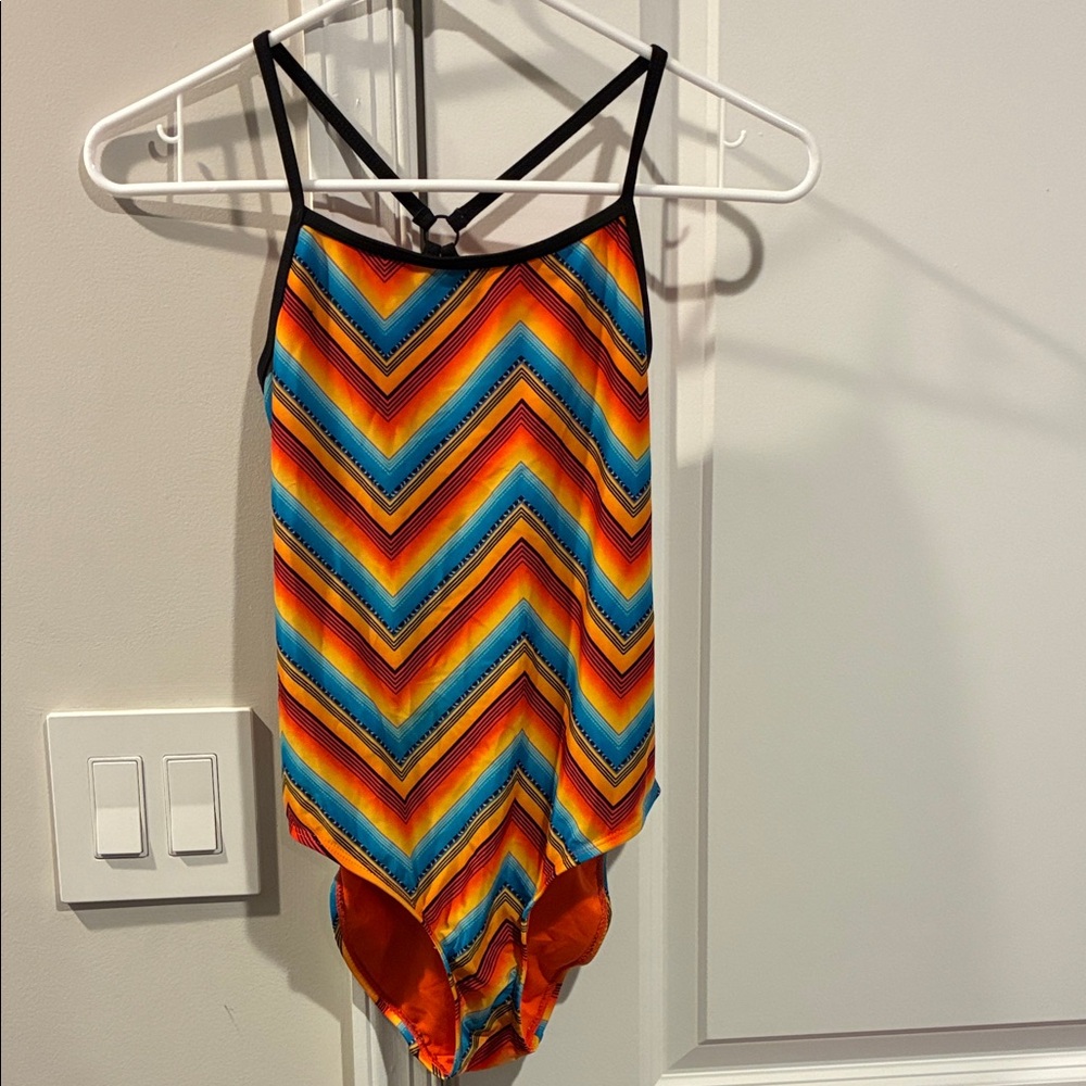 Joe Boxer Colorful Chevron Swimsuit